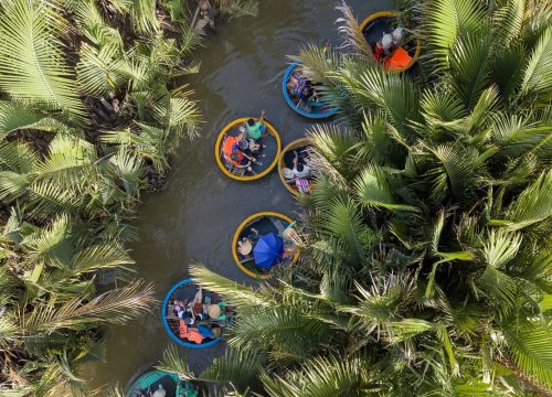 Exploring the Coconut Jungle in Hoi An: Boat Ride and Flower Lantern Release