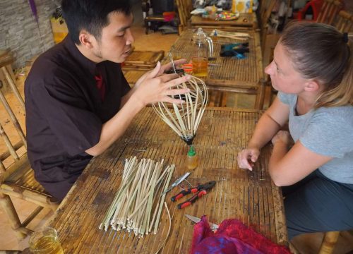 Transform Into a Farmer with Lantern Making at Tra Que Village