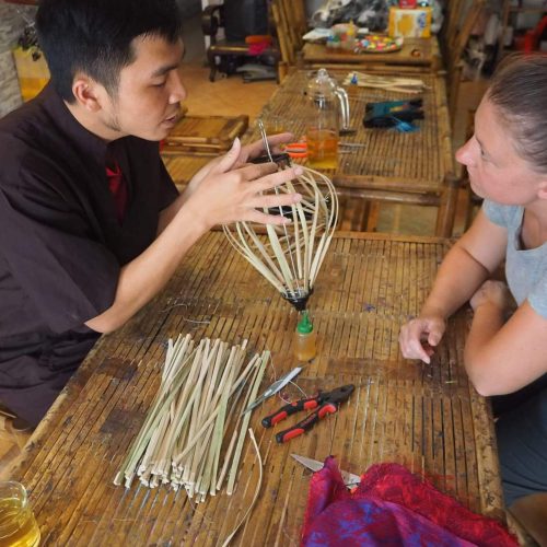 Transform Into a Farmer with Lantern Making at Tra Que Village